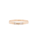 HERMES KELLY BRACELET ROSE GOLD DIAMONDS