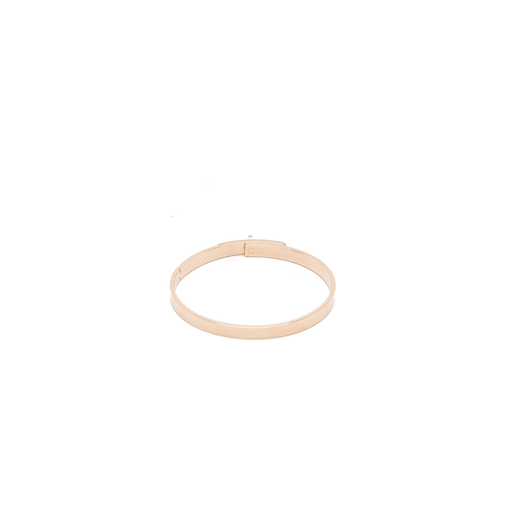 HERMES KELLY BRACELET ROSE GOLD DIAMONDS
