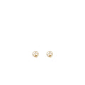 FENDI F IS FENDI EARRINGS PINK GOLD TONE WITH CRYSTAL