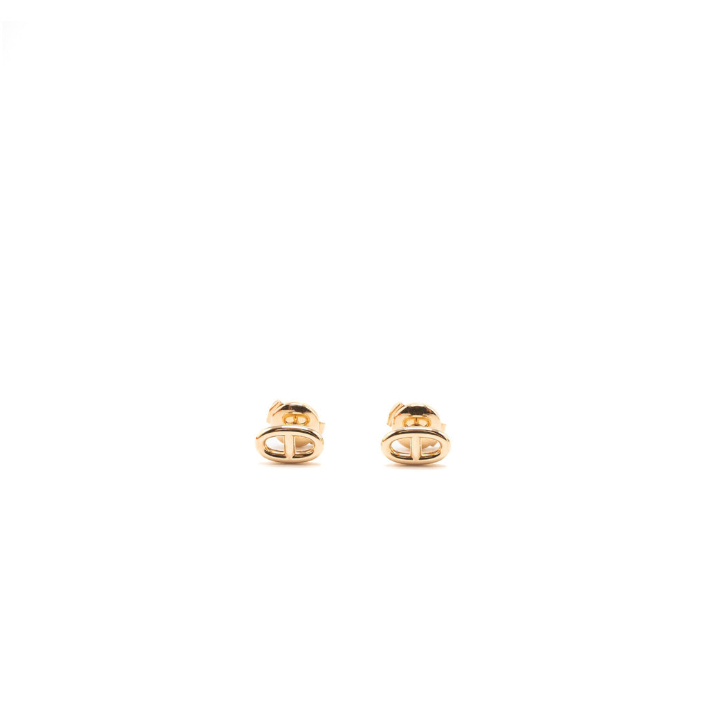 HERMES FARANDOLE EARRINGS ROSE GOLD