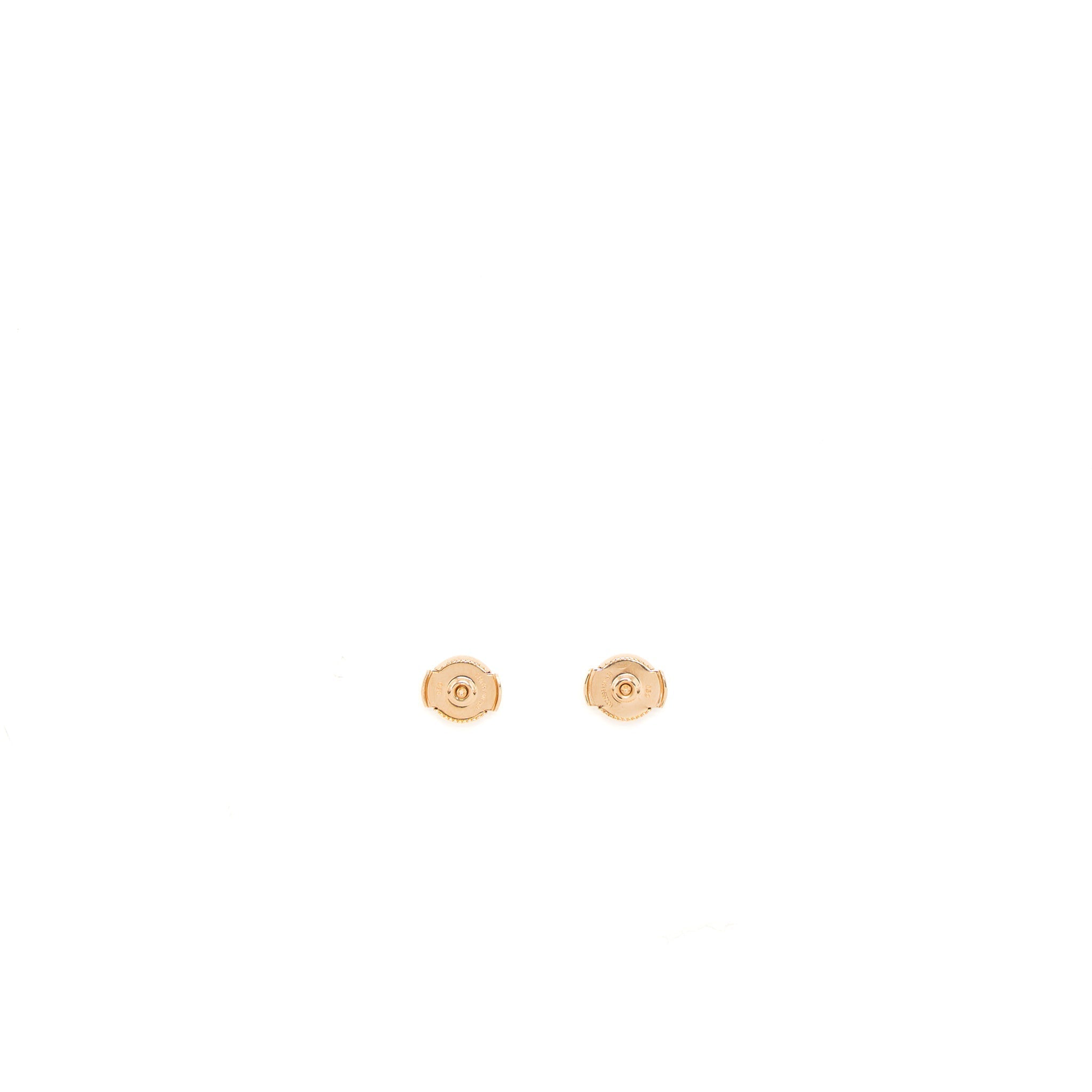 HERMES FARANDOLE EARRINGS ROSE GOLD