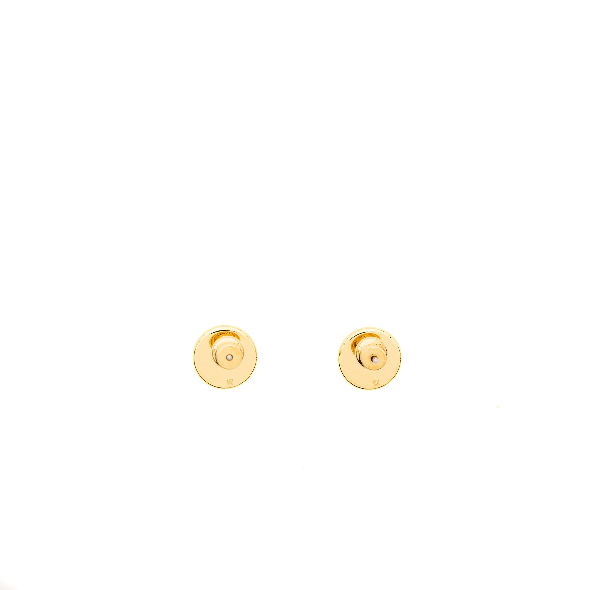 HERMES BOUCLES D OREILLES CELESTE EARRINGS SWIFT MULTICOLOUR GHW