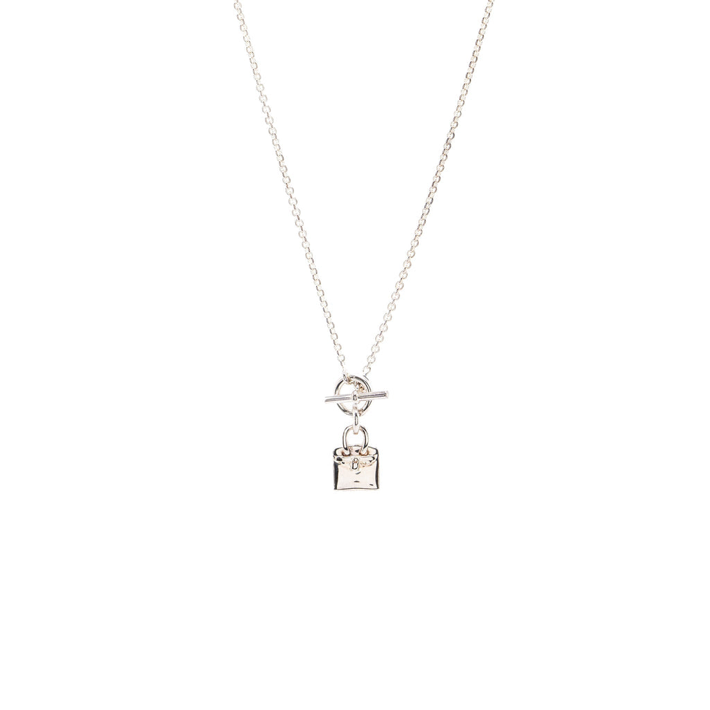 HERMES BIRKIN AMULETTE PENDANT SILVER STERLING SILVER