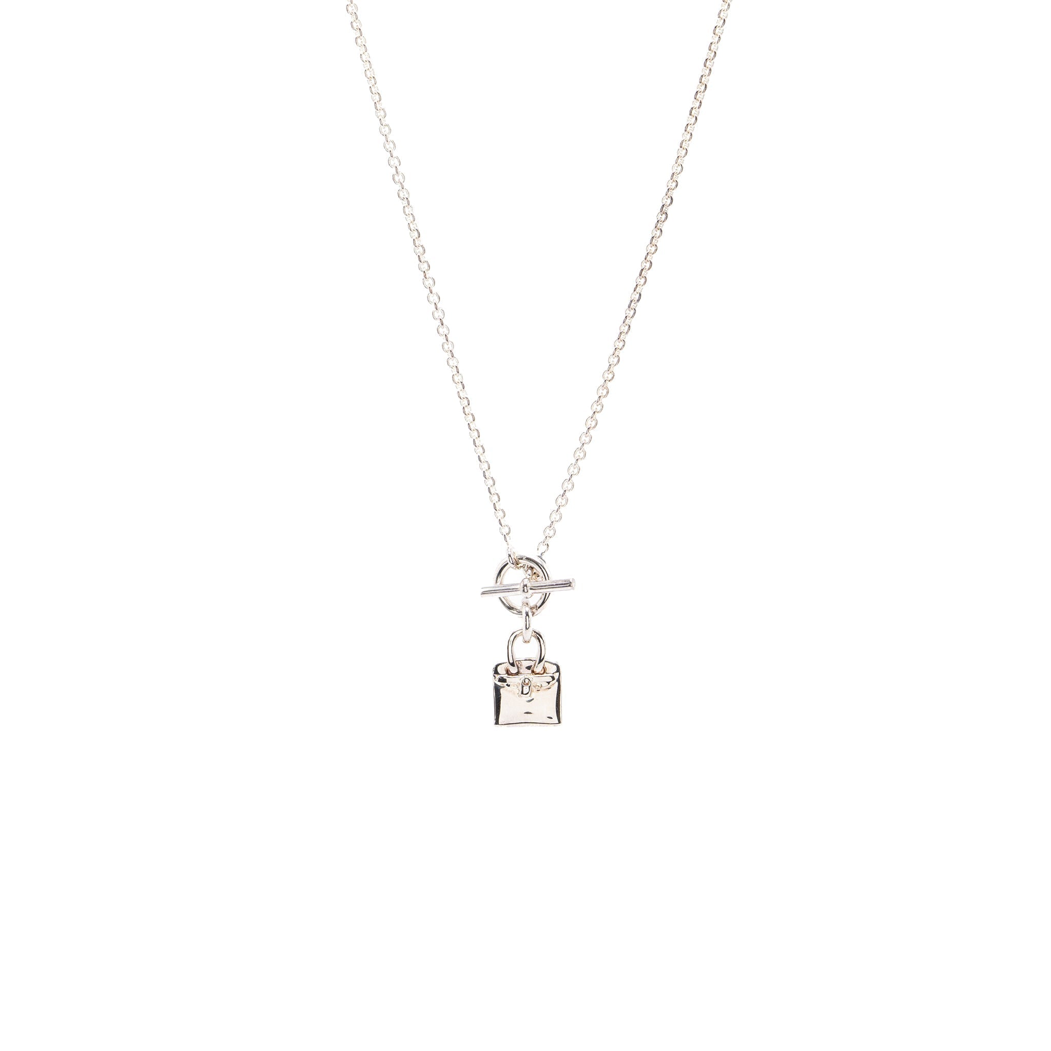 HERMES BIRKIN AMULETTE PENDANT SILVER STERLING SILVER