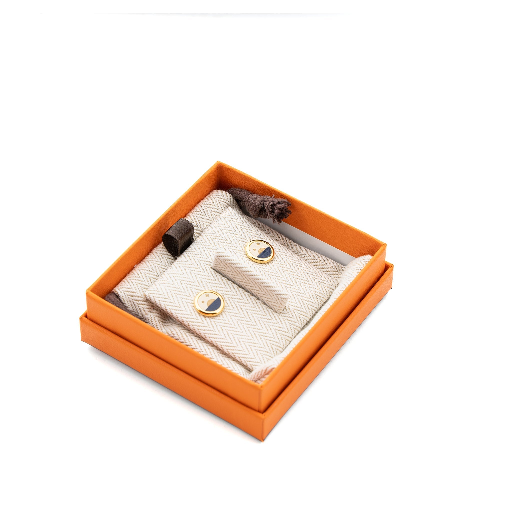HERMES BOUCLES D OREILLES CELESTE EARRINGS SWIFT MULTICOLOUR GHW