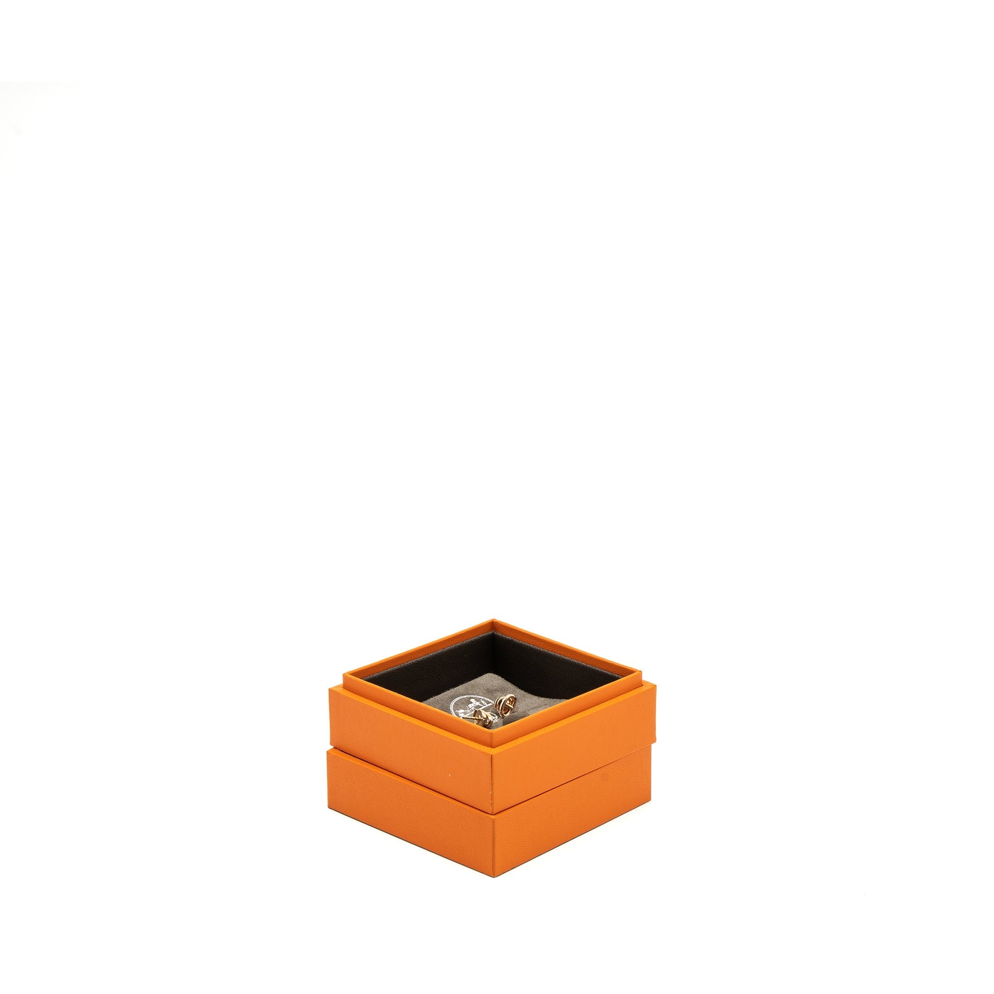 HERMES FARANDOLE EARRINGS ROSE GOLD