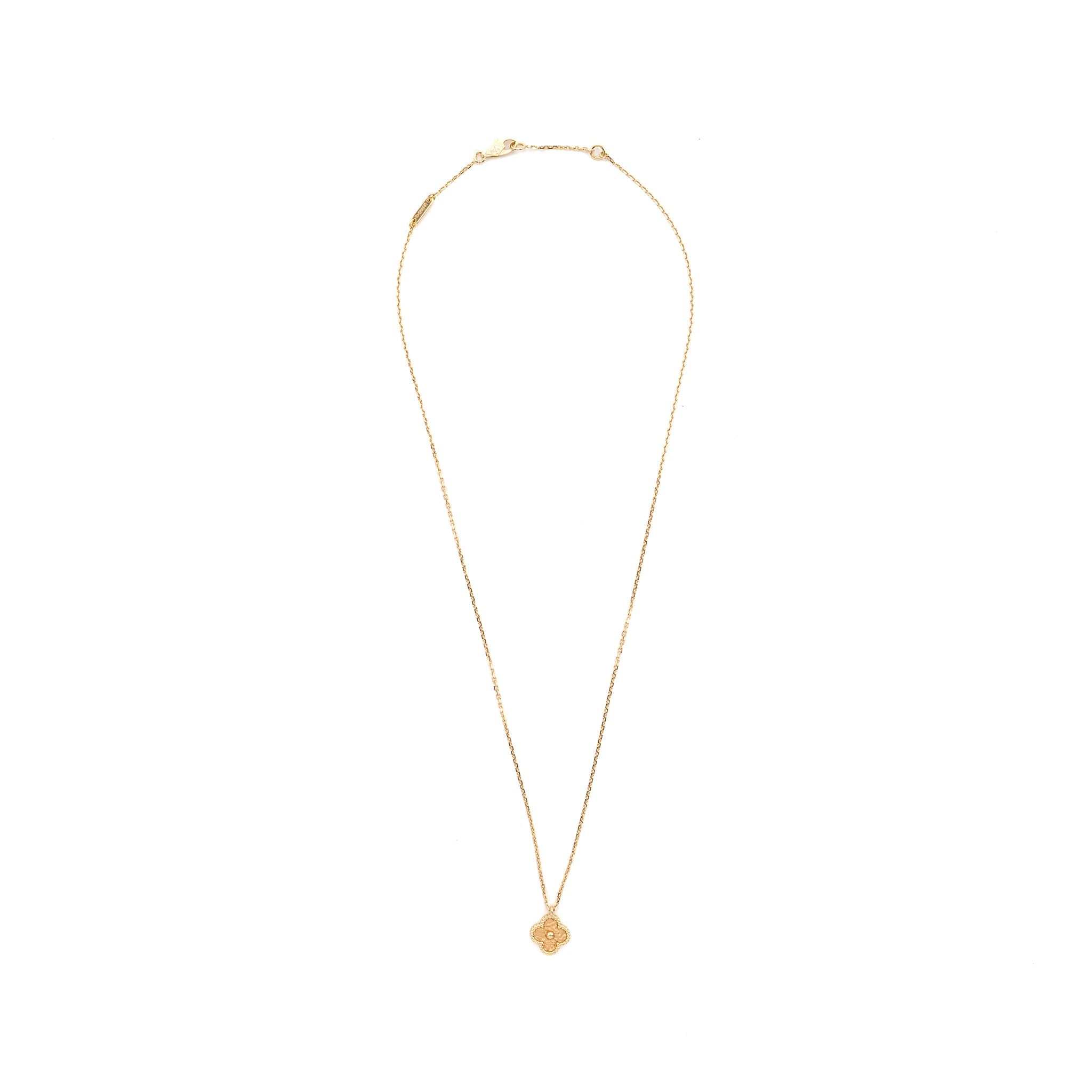 VAN CLEEF & ARPELS SWEET ALHAMBRA PENDANT ROSE GOLD
