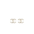 CHANEL 23B CC LOGO WITH CRYSTAL EARRINGS LGHW