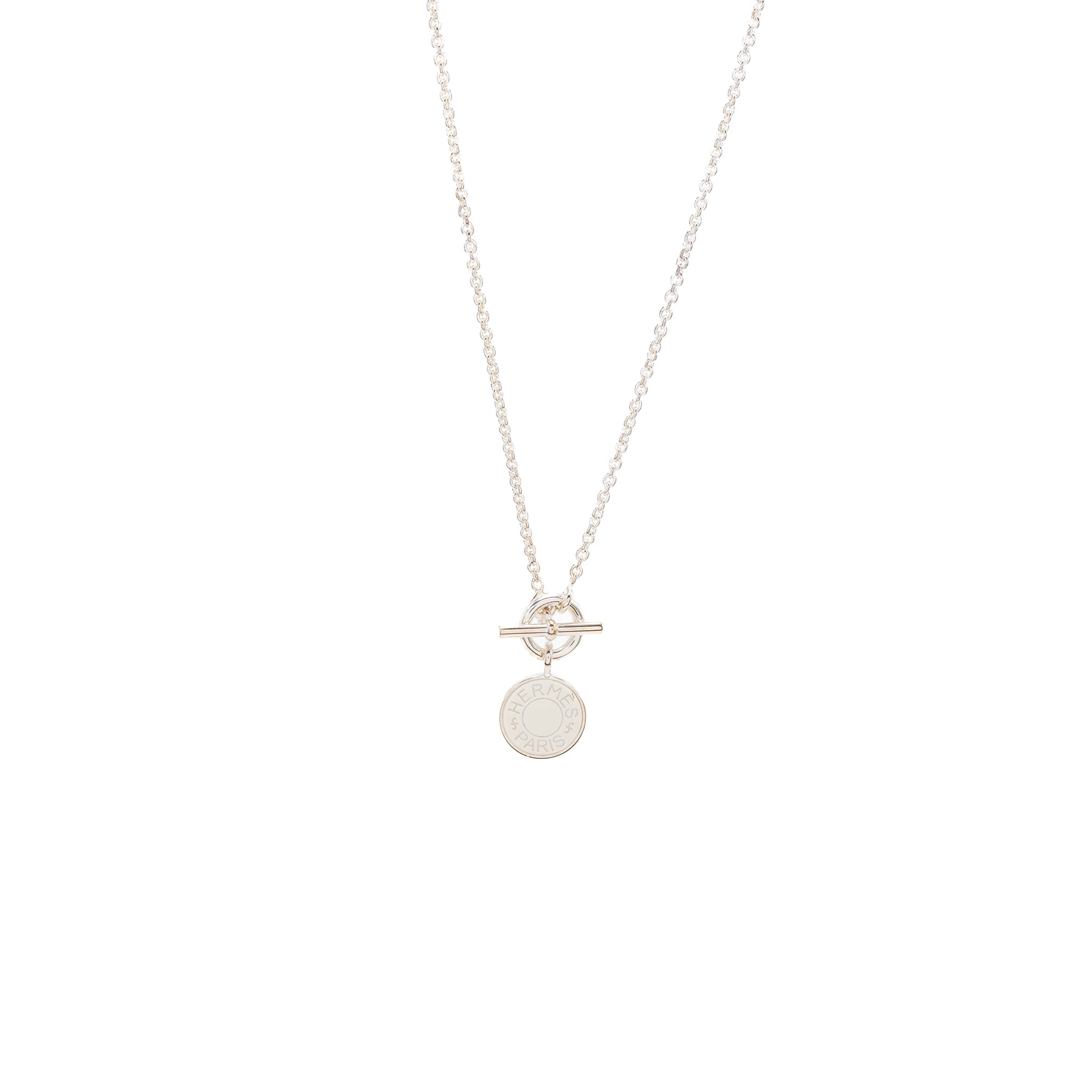 HERMES AMULETTES H EX-LIBRIS PENDANT 925 SILVER