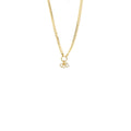 DIOR CD AND STAR NECKLACE CRYSTAL GOLD TONE