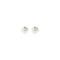 HERMES EX-LIBRIS EARRINGS SILVER