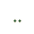 LOUIS VUITTON BLOSSOM GREEN 18K ROSE GOLD STAR STUD