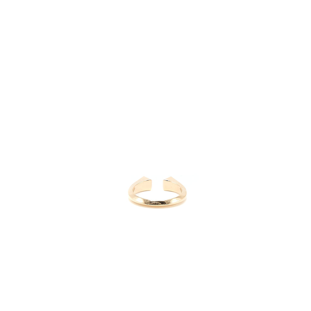 HERMES CLOU DE FORGE RING ROSE GOLD WITH DIAMONDS