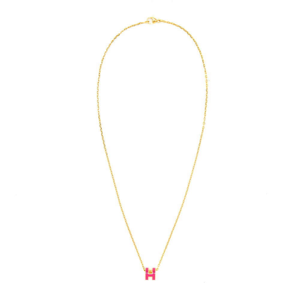 HERMES MINI POP H PENDANT S7 ROSE EXTREME GHW