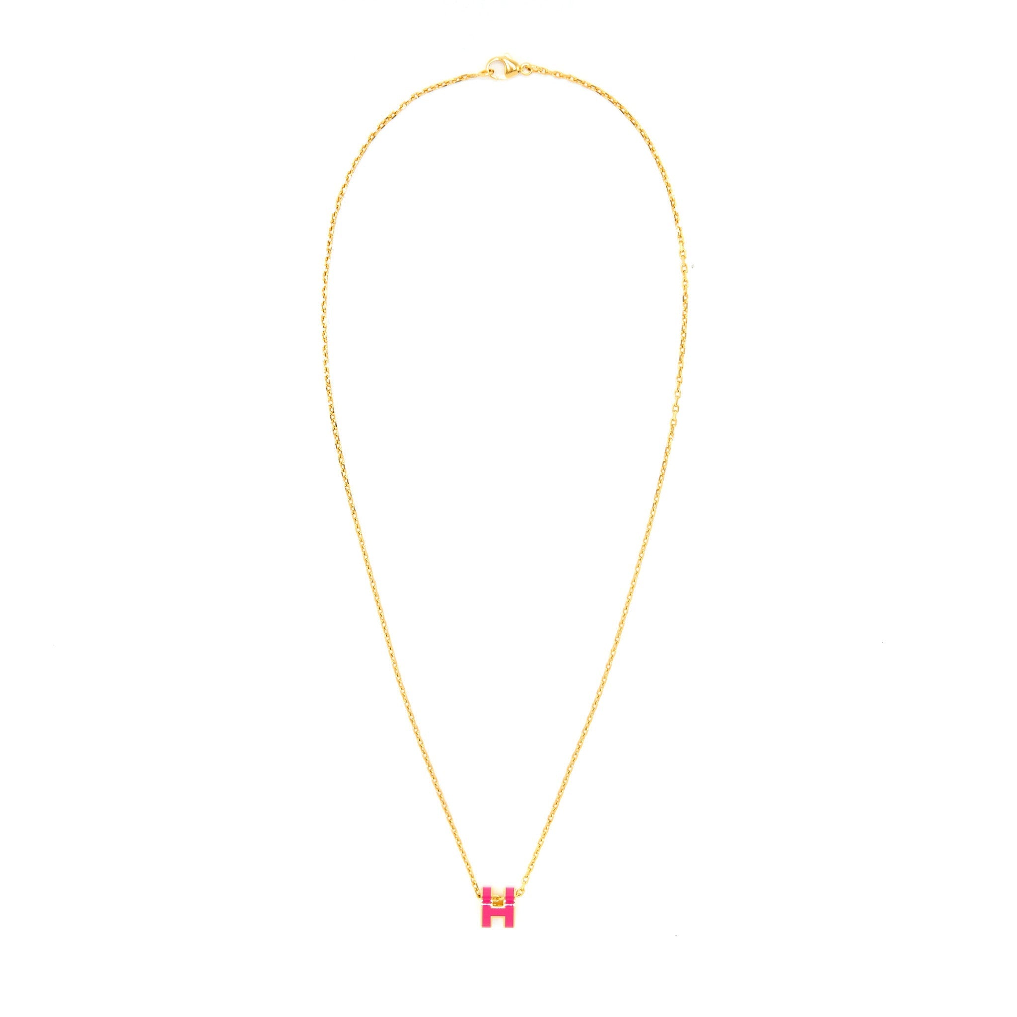 HERMES MINI POP H PENDANT S7 ROSE EXTREME GHW