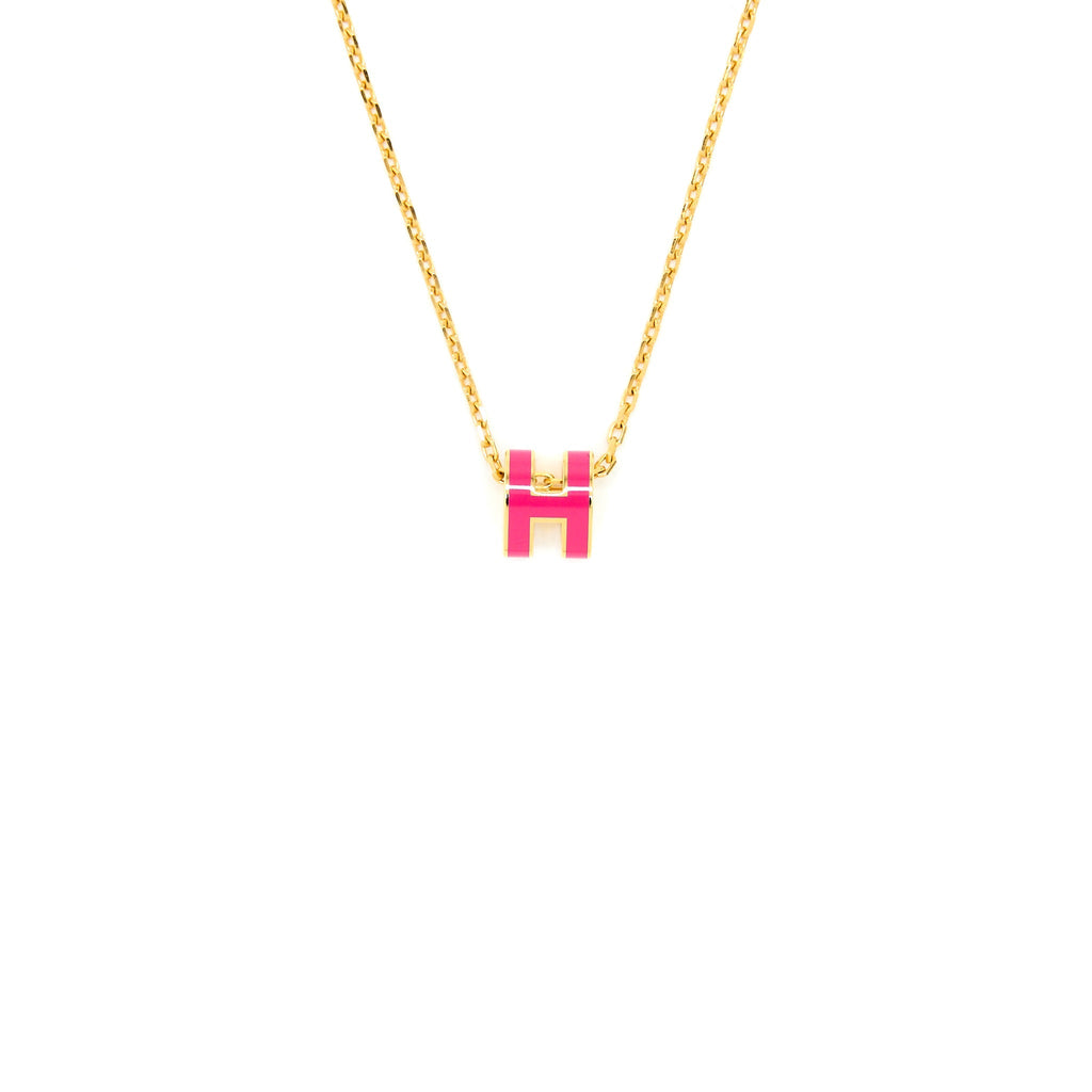 HERMES MINI POP H PENDANT S7 ROSE EXTREME GHW