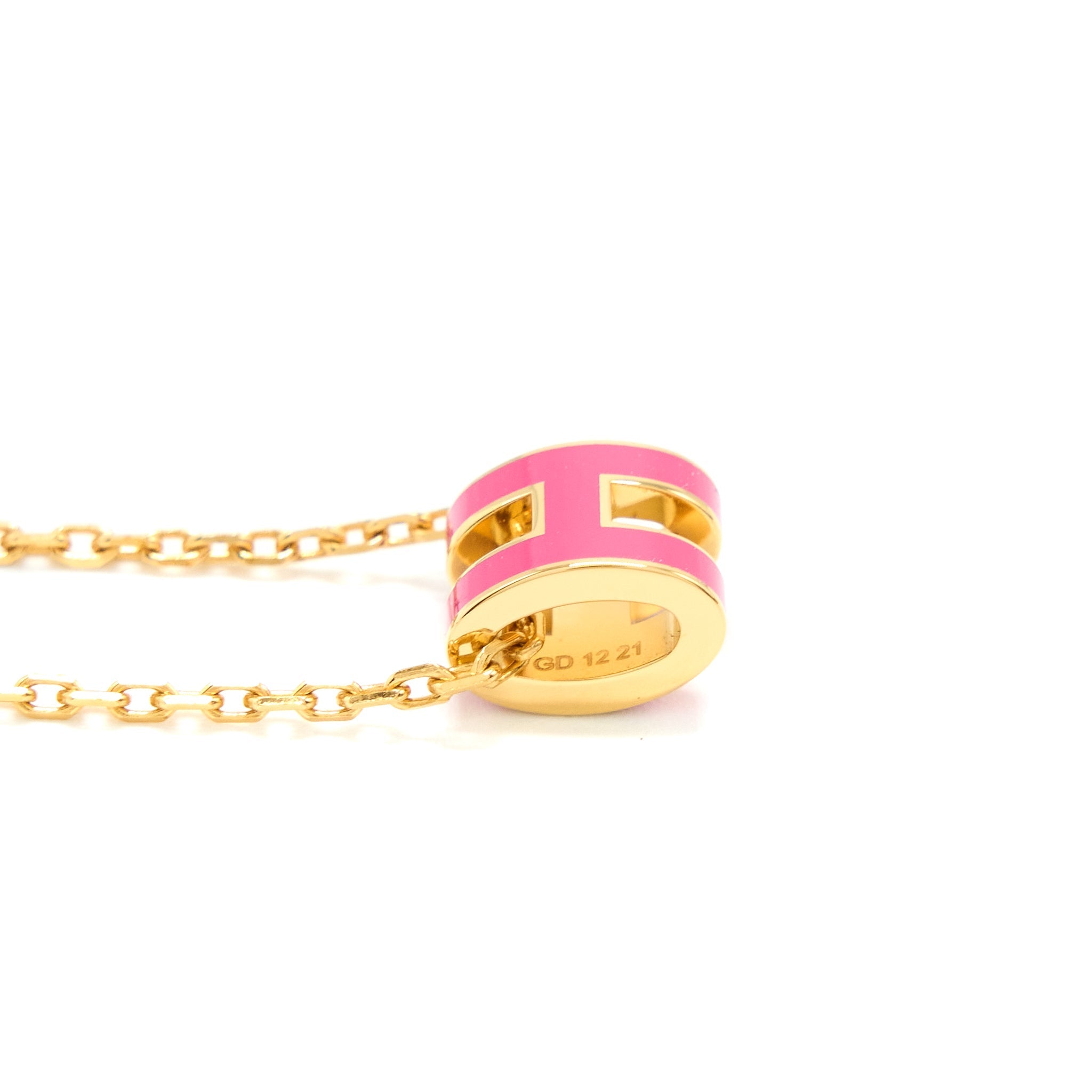 HERMES MINI POP H PENDANT S7 ROSE EXTREME GHW