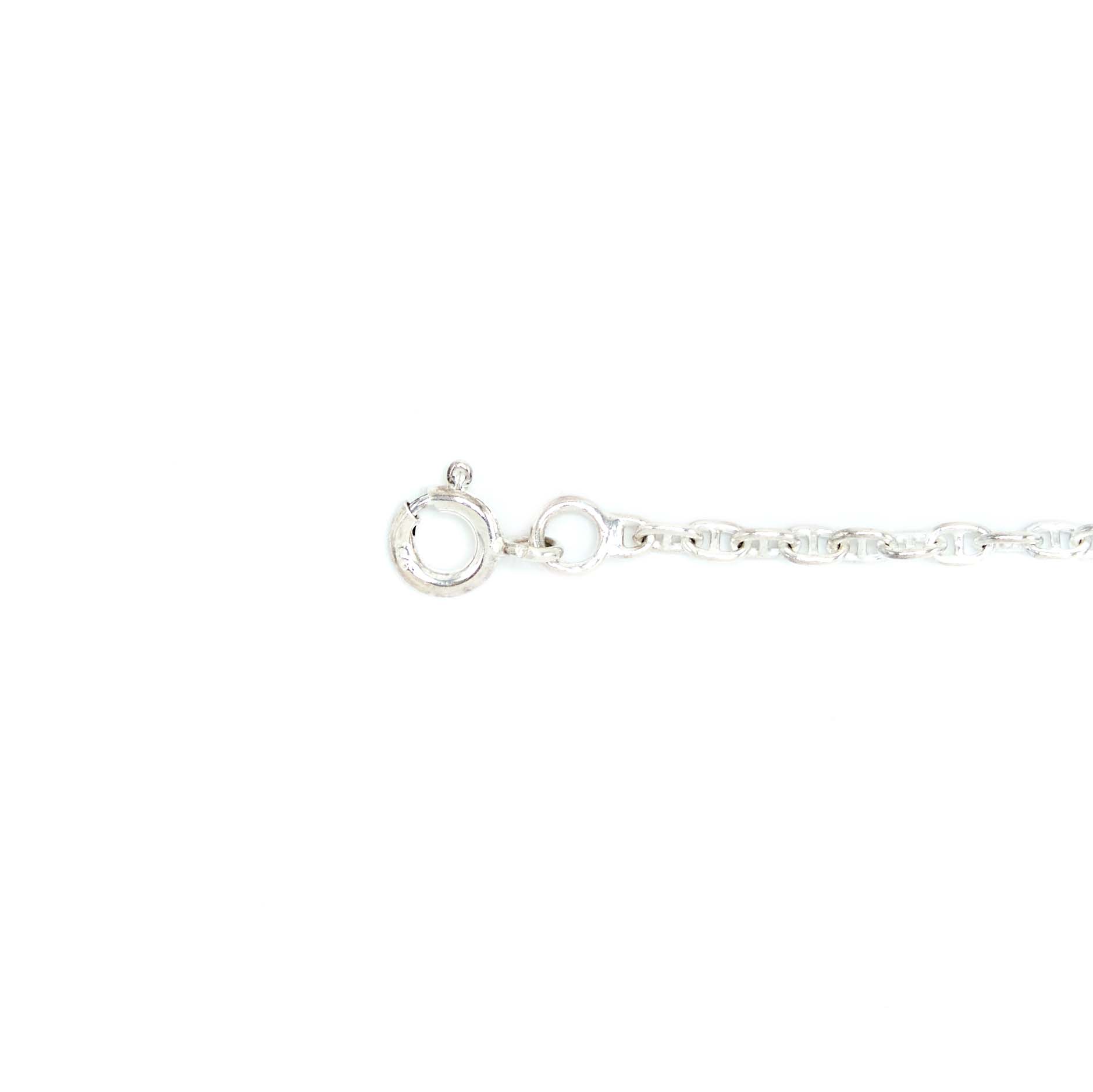 HERMES STERLING SILVER MINI BIRKIN BRACELET