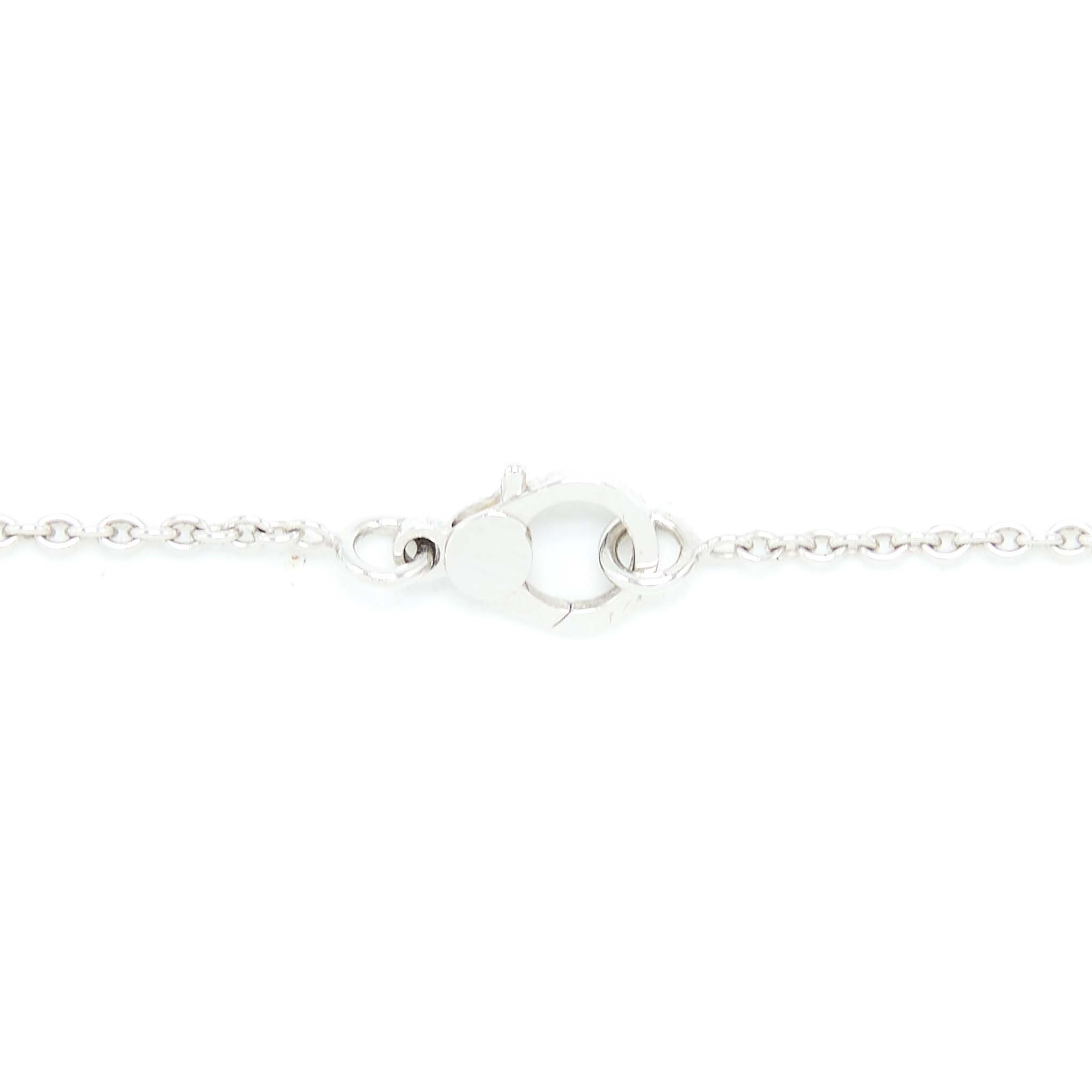 HERMES FINESSE NECKLACE WHITE GOLD DIAMONDS