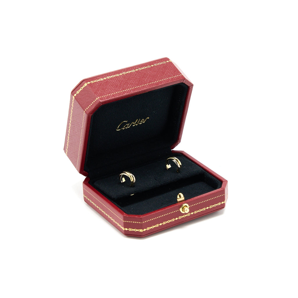 CARTIER TRINITY EARRINGS WHITE GOLD / ROSE GOLD/ YELLOW GOLD