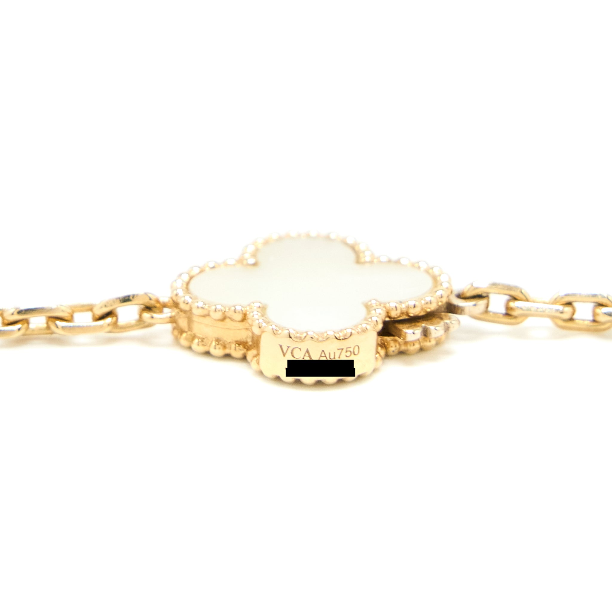 VAN CLEEF & ARPELS MAGIC ALHAMBRA 16 MOTIFS LONG NECKLACE YELLOW GOLD