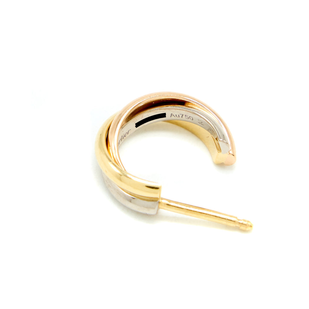 CARTIER TRINITY EARRINGS WHITE GOLD / ROSE GOLD/ YELLOW GOLD