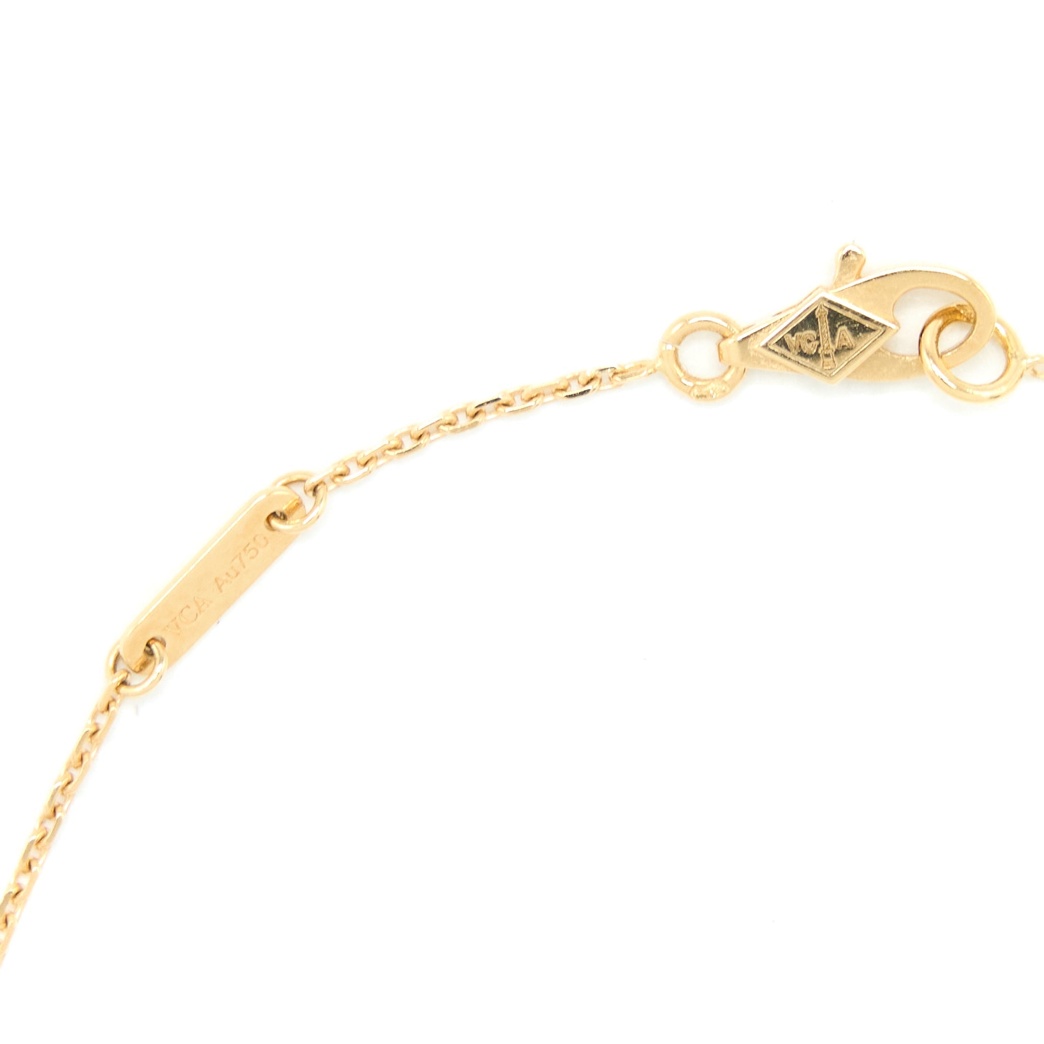 VAN CLEEF & ARPELS FRIVOLE PENDANT YELLOW GOLD DIAMONDS