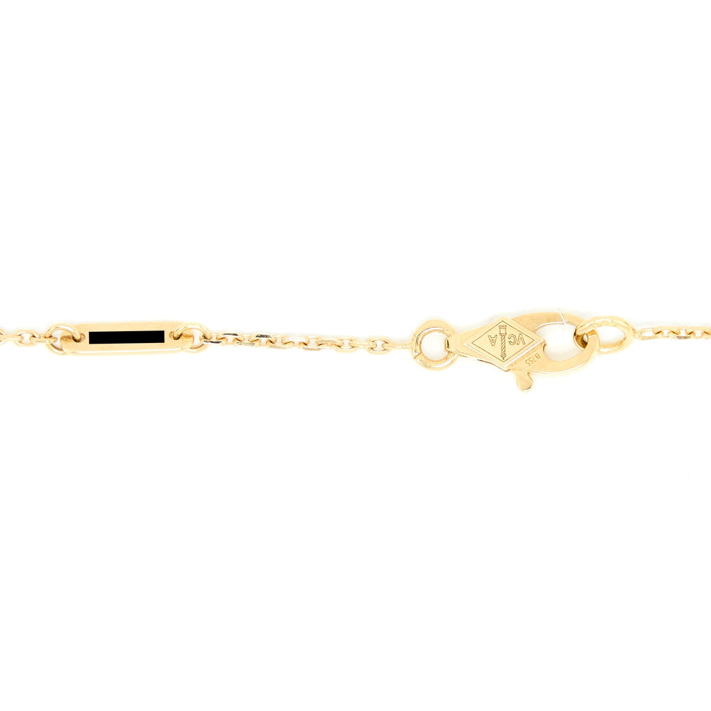 VAN CLEEF & ARPELS FRIVOLE PENDANT YELLOW GOLD DIAMONDS