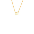 HERMES MINI POP H PENDANT WHITE GHW