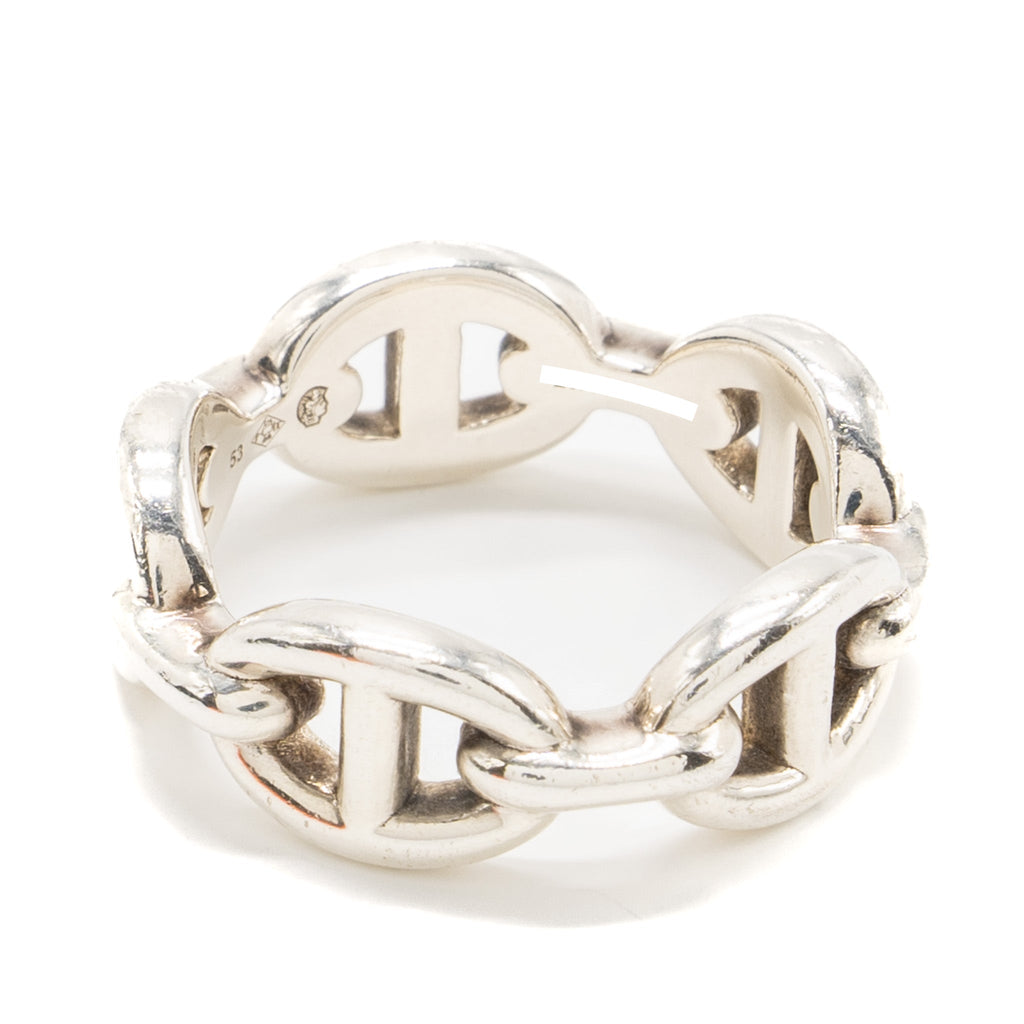 HERMES CHAINE D’ ANCRE ENCHAINEE RING SILVER