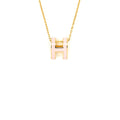 HERMES POP H PENDANT ROSE DRAGEE GHW