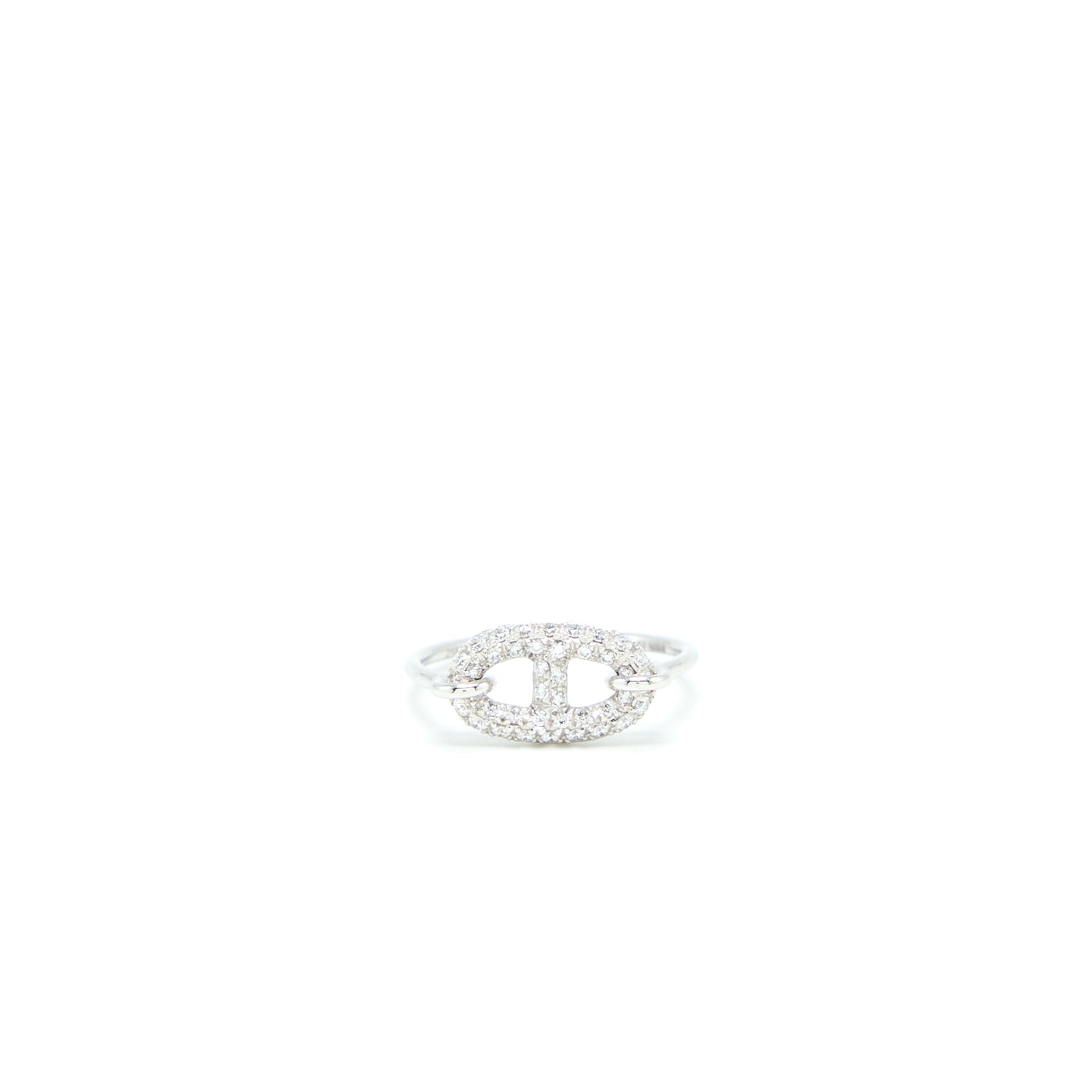 HERMES RONDE RING WHITE GOLD DIAMONDS
