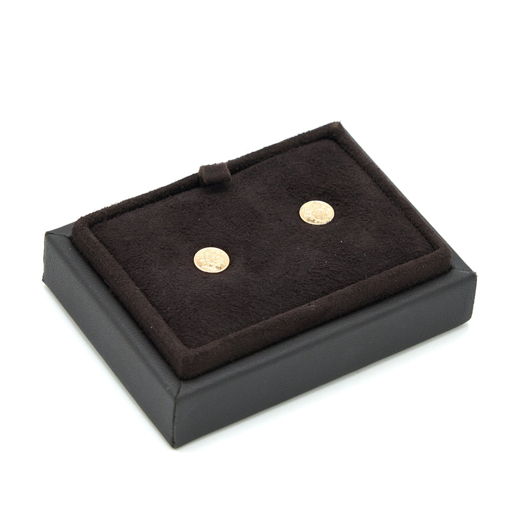 HERMES EX-LIBERIA EARRINGS ROSE GOLD