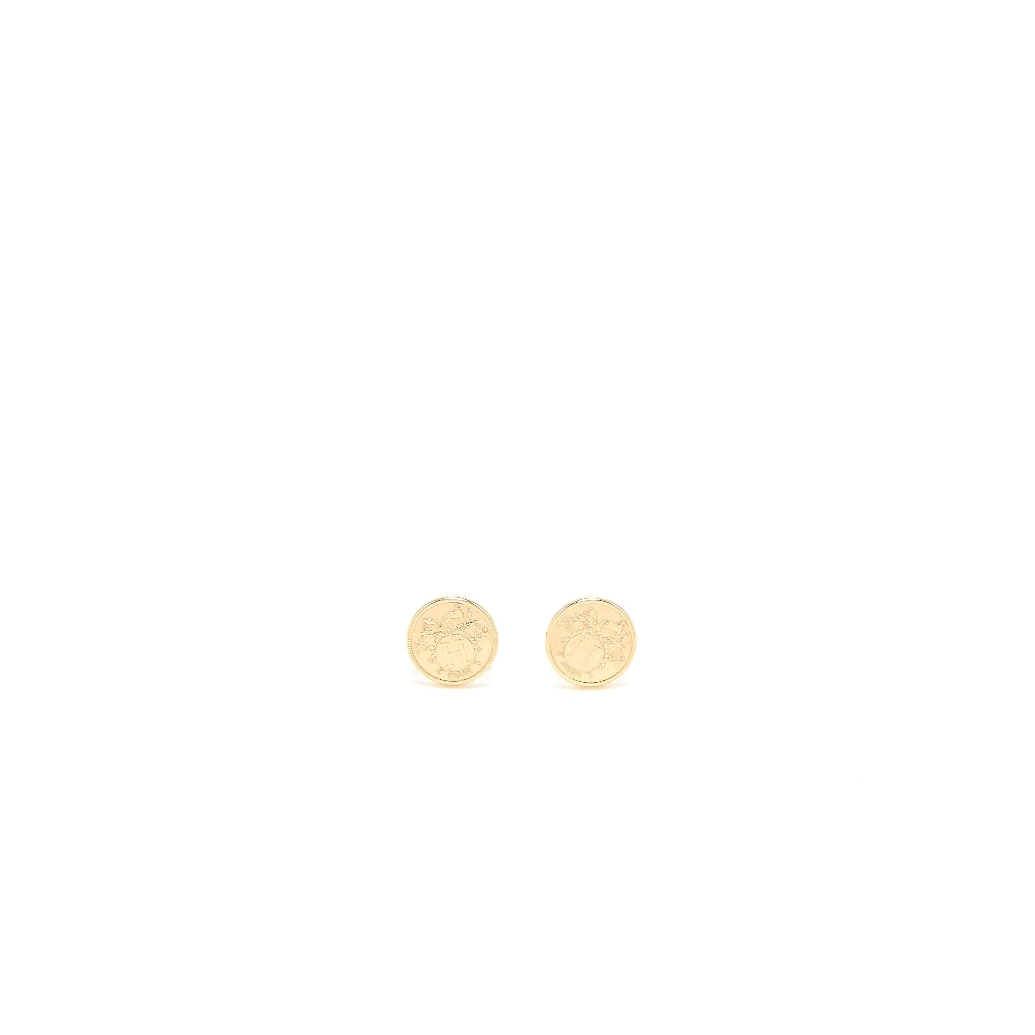 HERMES EX-LIBERIA EARRINGS ROSE GOLD