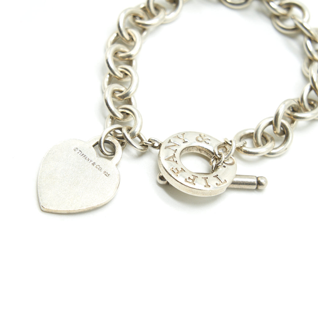 TIFFANY HEART TOGGLE BRACELET/ NECKLACE SET