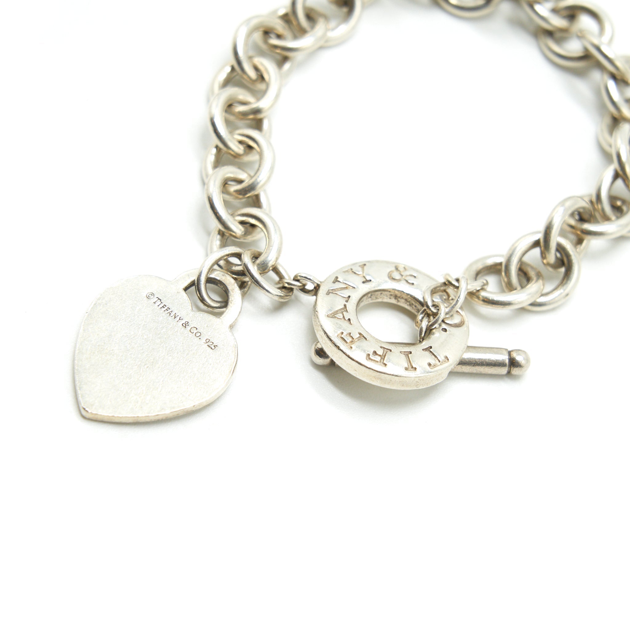 TIFFANY HEART TOGGLE BRACELET/ NECKLACE SET