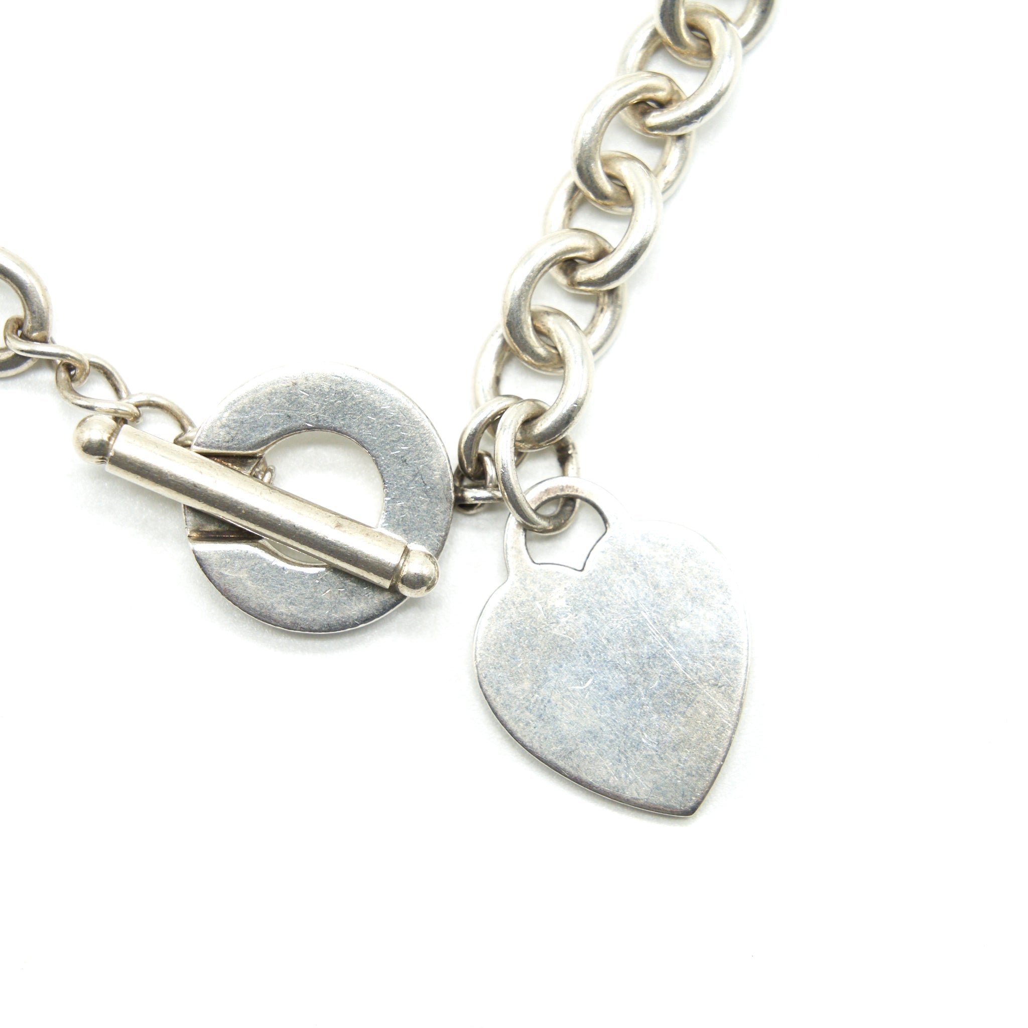 TIFFANY HEART TOGGLE BRACELET/ NECKLACE SET