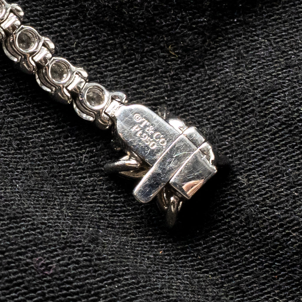 TIFFANY TENNIS BRACELET PLATINUM DIAMONDS
