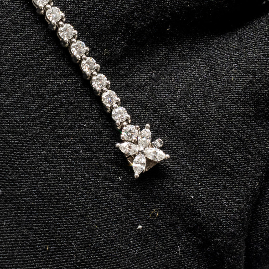 TIFFANY TENNIS BRACELET PLATINUM DIAMONDS