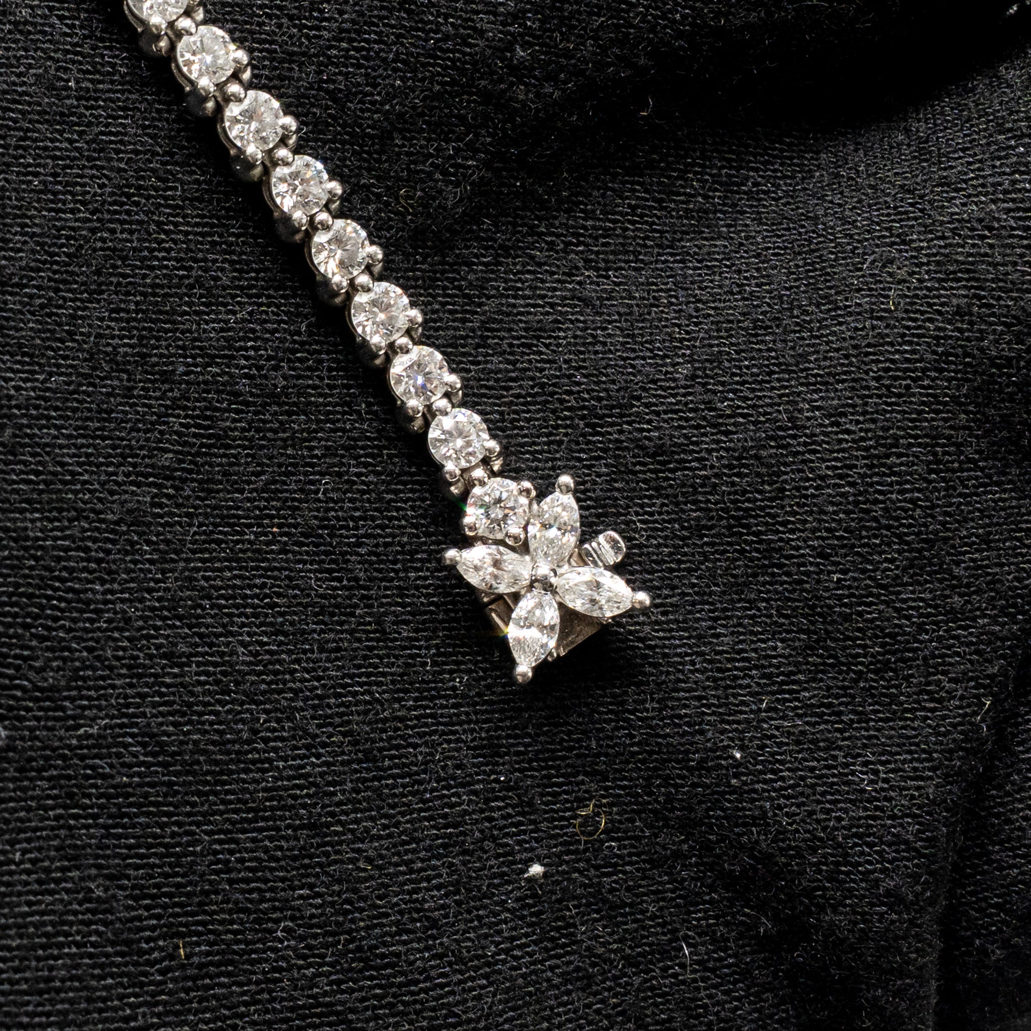 TIFFANY TENNIS BRACELET PLATINUM DIAMONDS