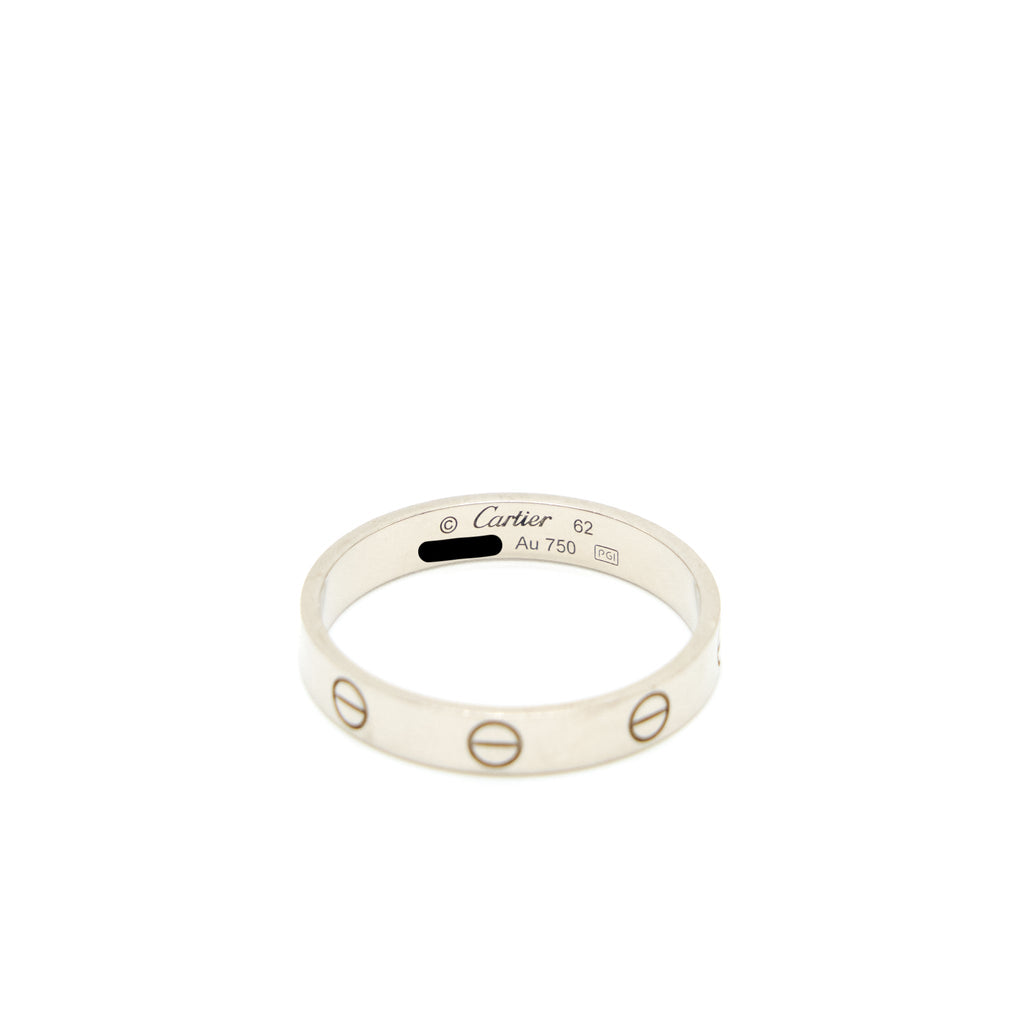 CARTIER LOVE BAND 18K WHITE GOLD