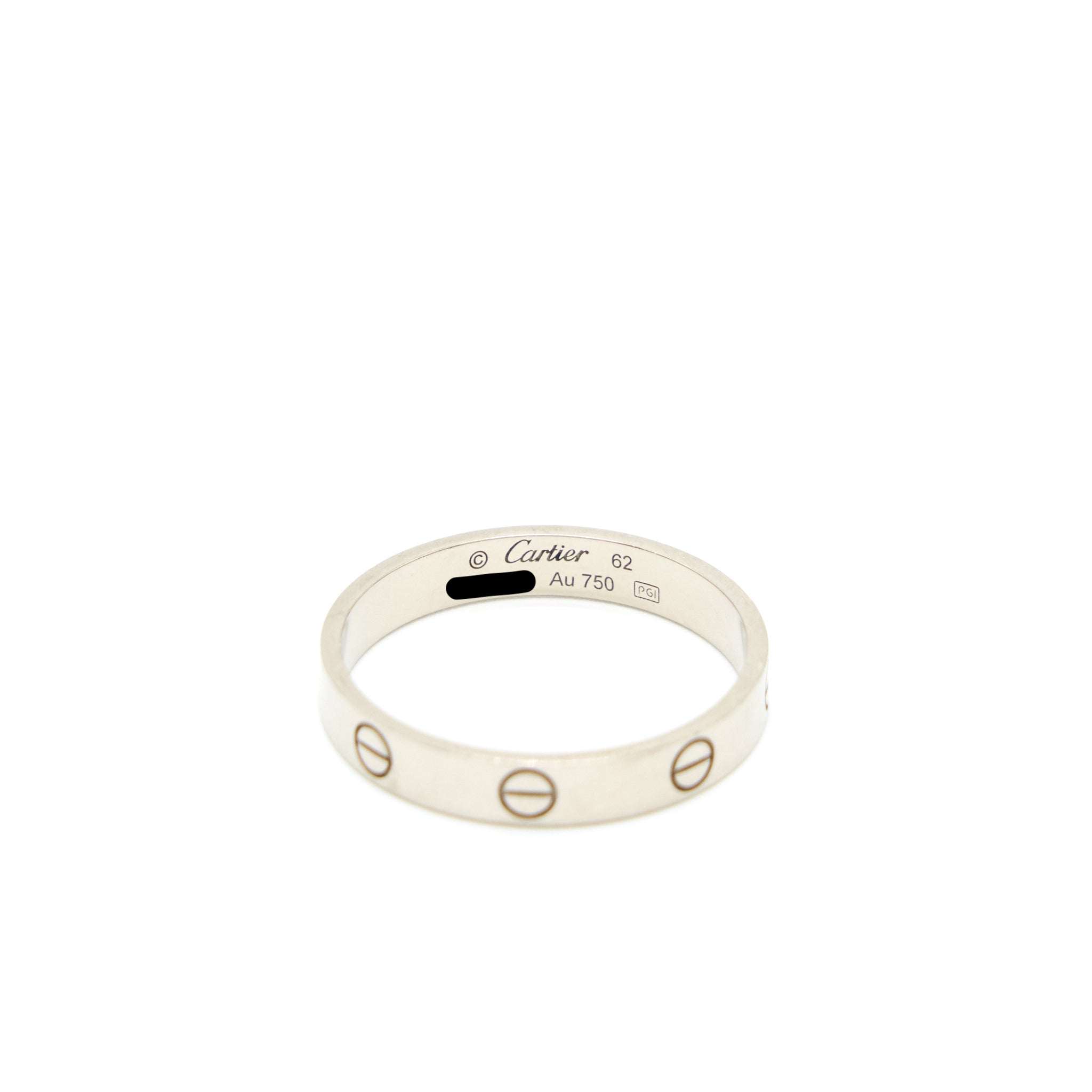 CARTIER LOVE BAND 18K WHITE GOLD