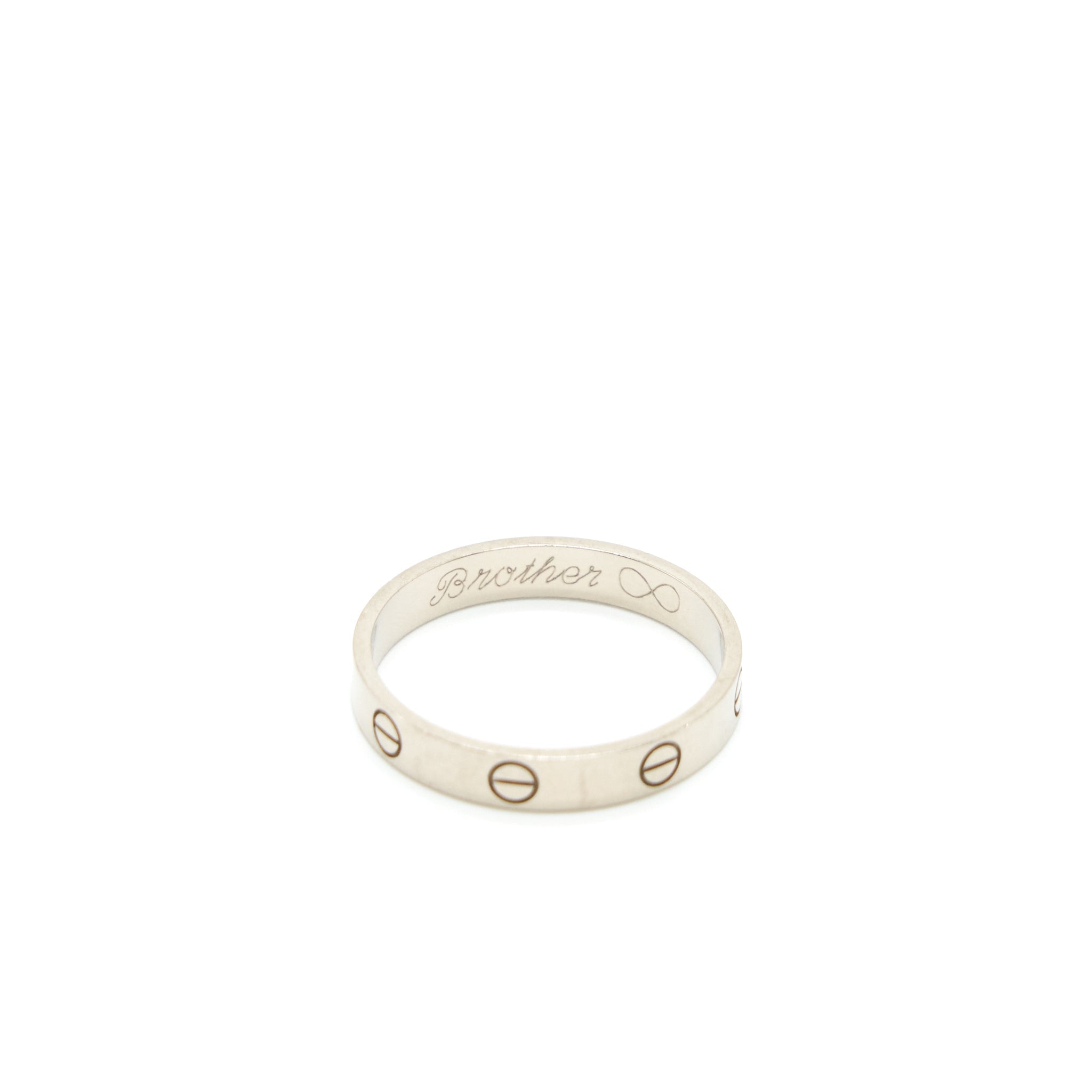 CARTIER LOVE BAND 18K WHITE GOLD