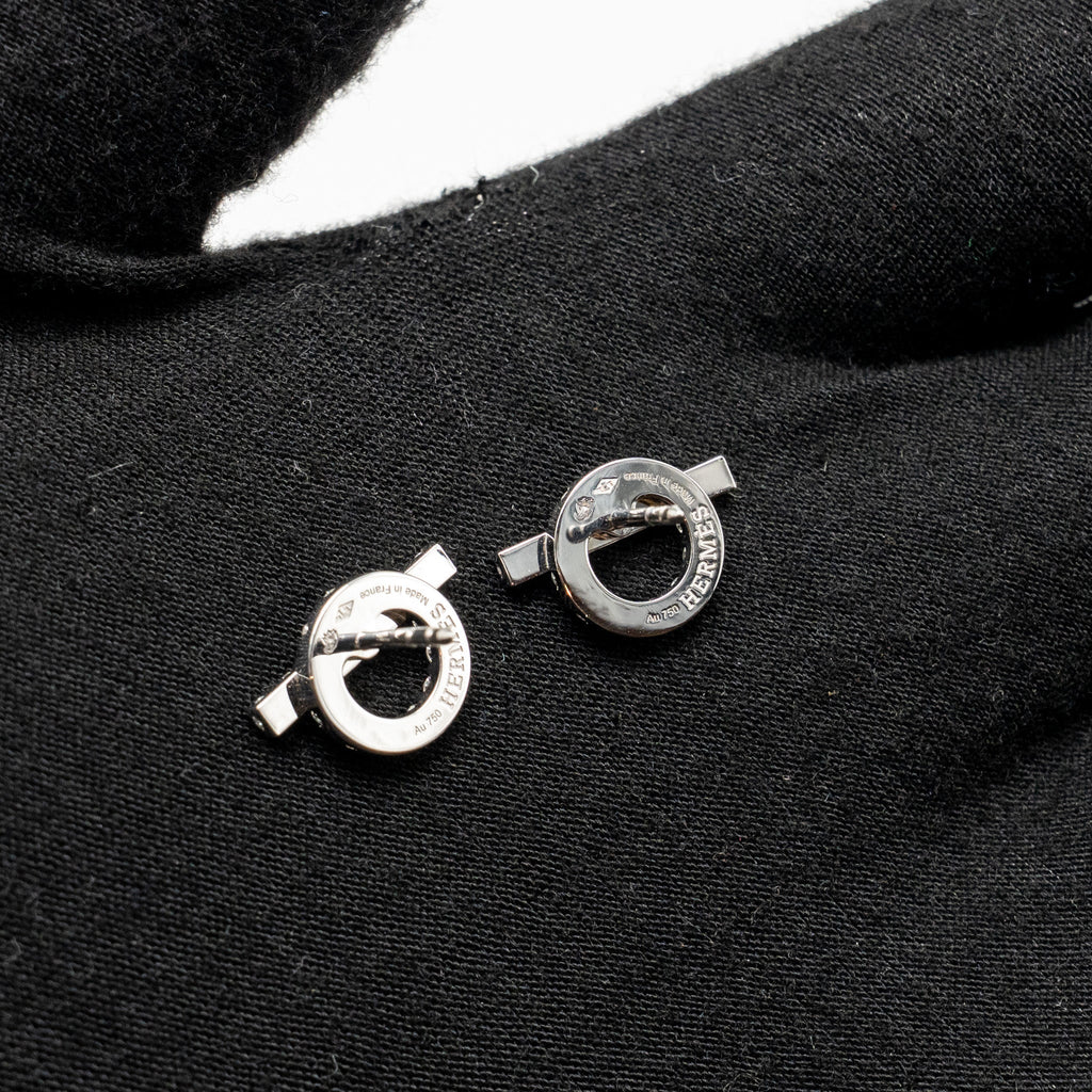 HERMES FINESSE EARRINGS WHITE GOLD / DIAMONDS