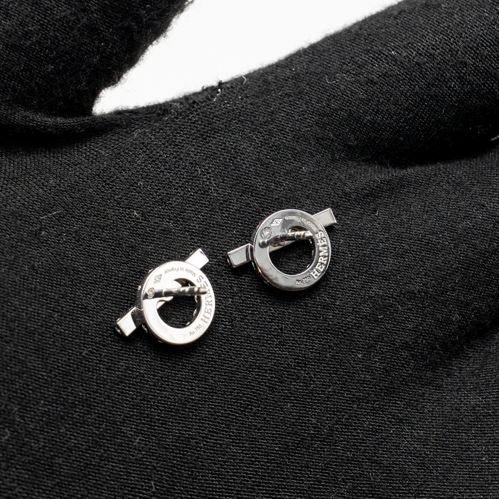 HERMES FINESSE EARRINGS WHITE GOLD / DIAMONDS