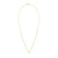 HERMES MINI POP H PENDANT WHITE GOLD TONE