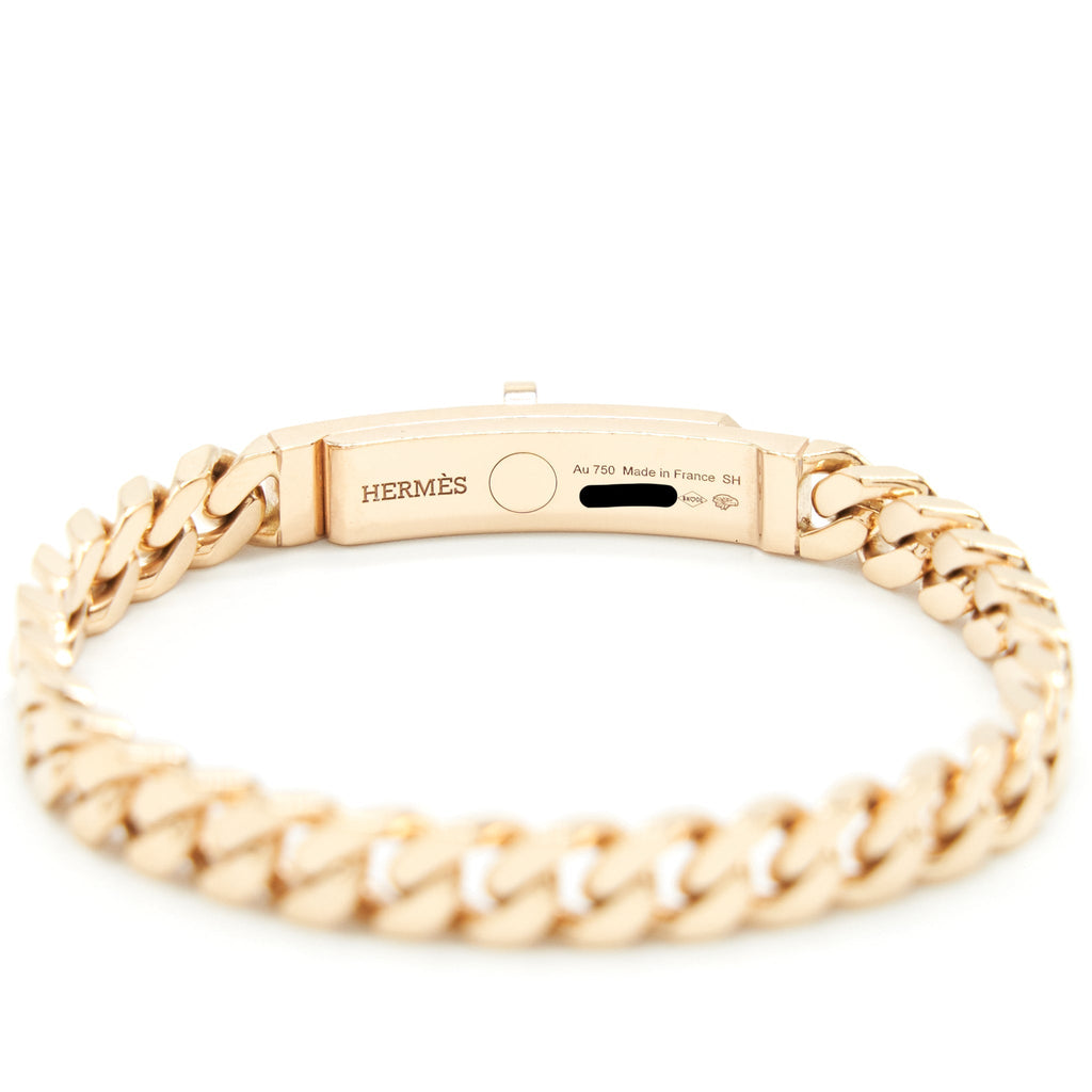 HERMES KELLY GOURMET THE BRACELET ROSE GOLD WITH DIAMONDS