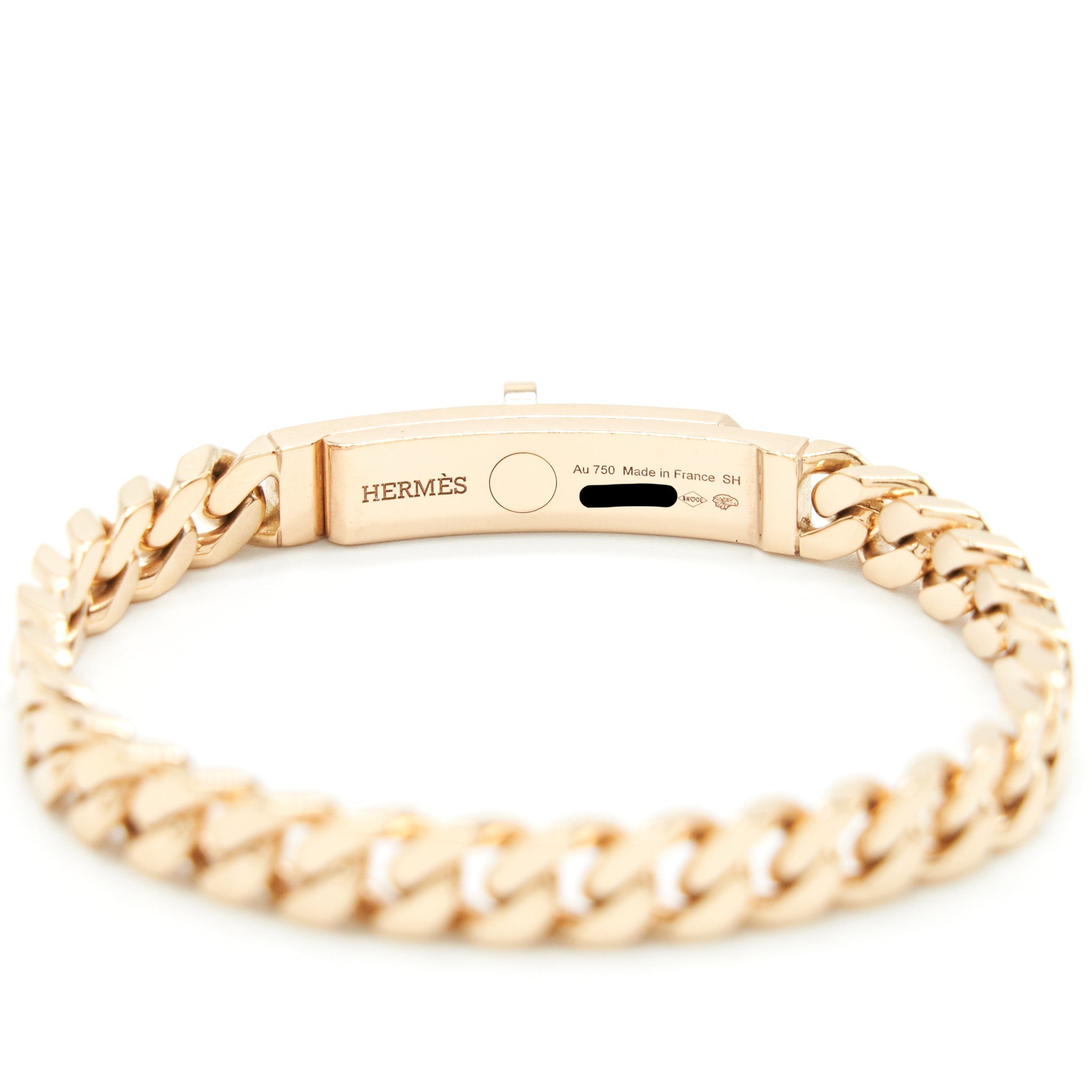 HERMES KELLY GOURMET THE BRACELET ROSE GOLD WITH DIAMONDS