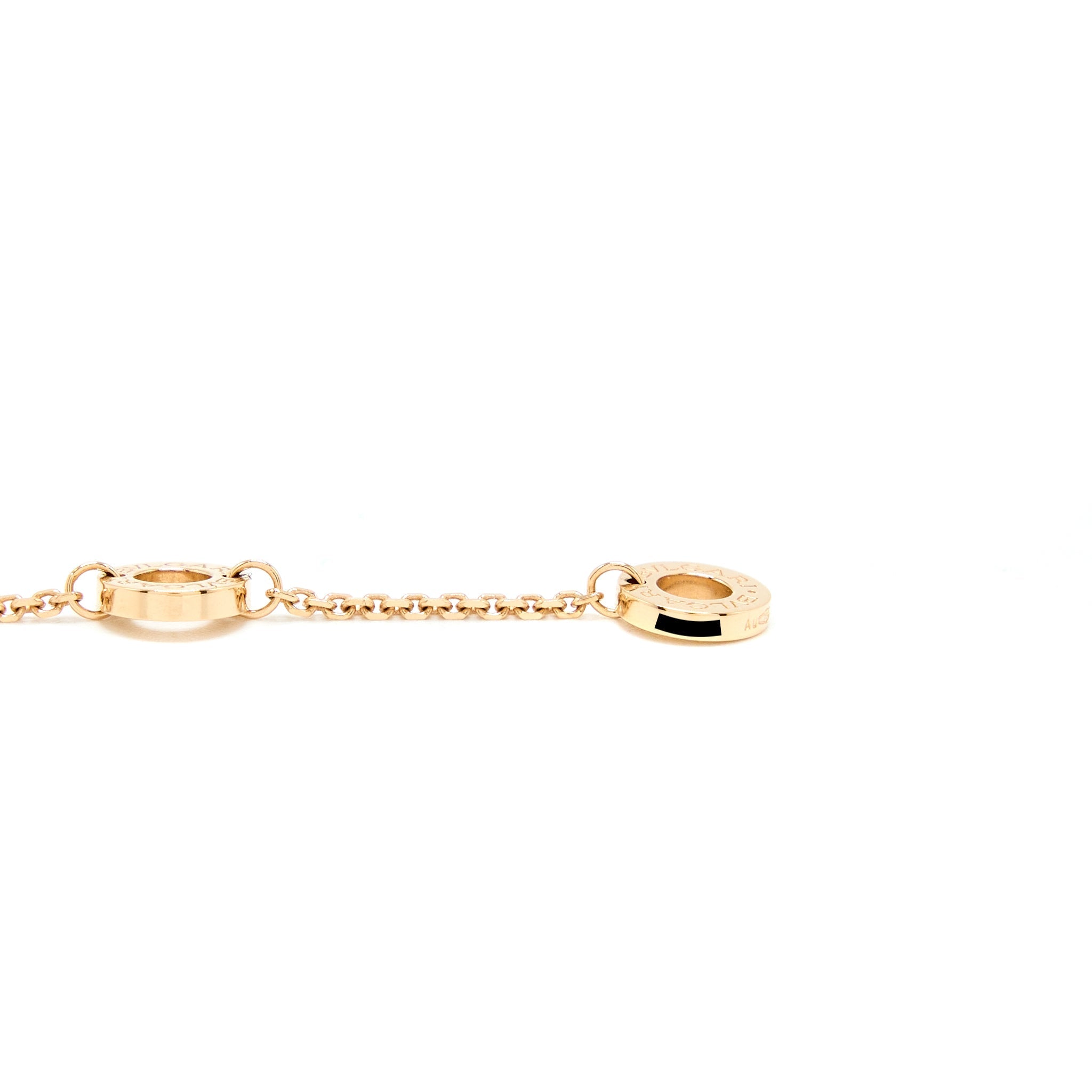 BVLGARI DIVA`S DREAM NECKLACE MOTHER OF PEARL WITH DIAMOND ROSE GOLD