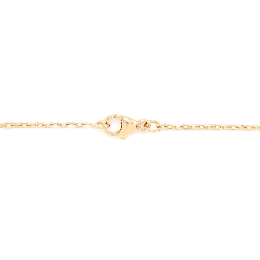 HERMES MINI POP H PENDANT WHITE GOLD TONE